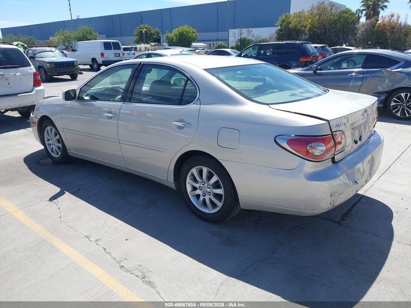 LEXUS ES 330 2004 VIN JTHBA30G045039568