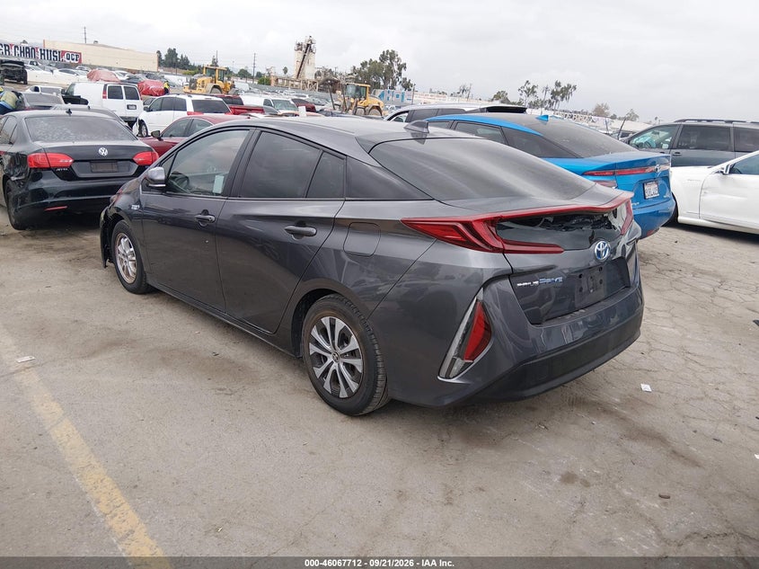 Vin: jtdkamfp1n3198093, lot: 46567239, toyota prius prime le 20223