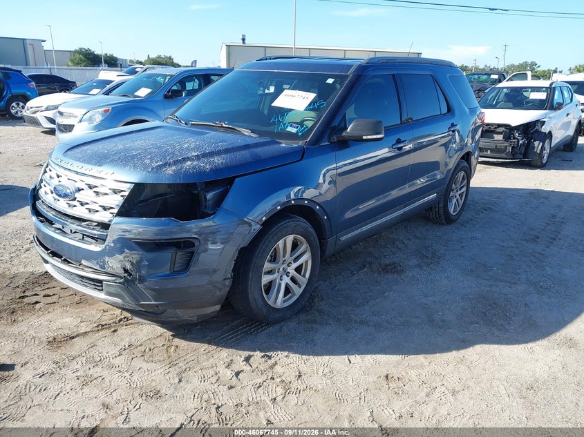Vin: 1fm5k7d82kga37307, lot: 46567272, ford explorer xlt 20192