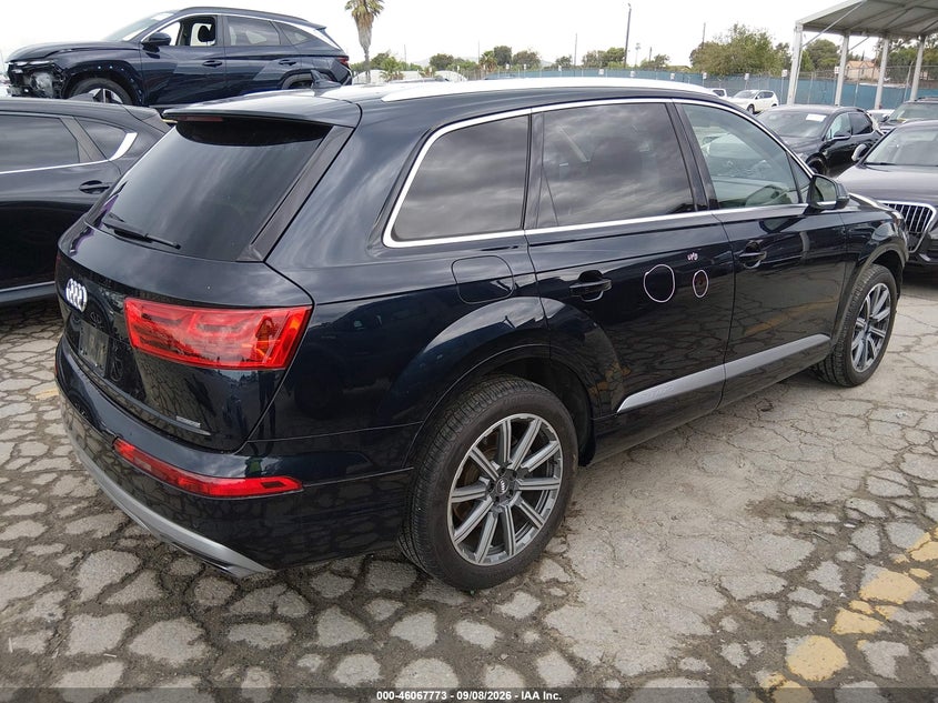 Vin: wa1lhaf73hd046761, lot: 46567300, audi q7 2.0t premium 20174