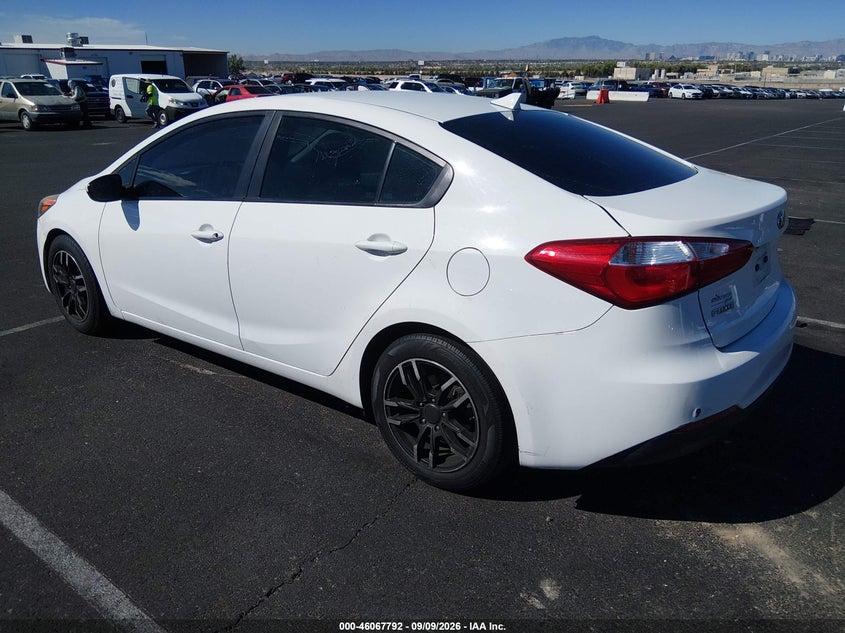 Vin: knafk4a60g5559962, lot: 46567319, kia forte lx 20163