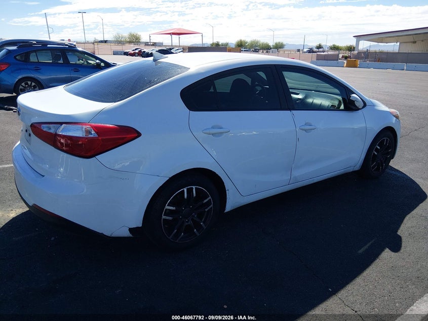 Vin: knafk4a60g5559962, lot: 46567319, kia forte lx 20164