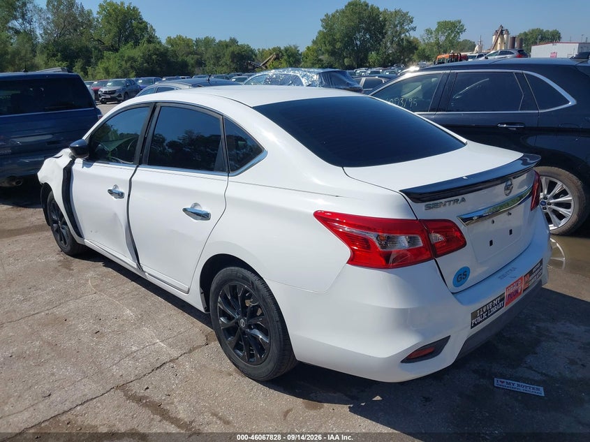 Vin: 3n1ab7ap1jy342067, lot: 46567355, nissan sentra s 20183