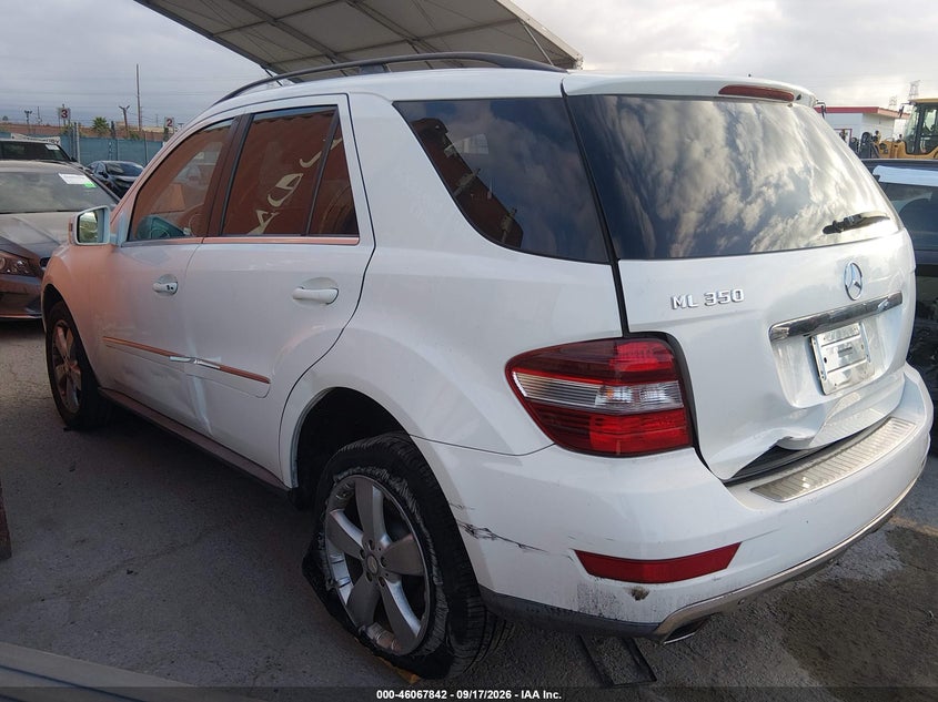 Vin: 4jgbb5gb0ba625336, lot: 46567369, mercedes-benz ml 350 20113