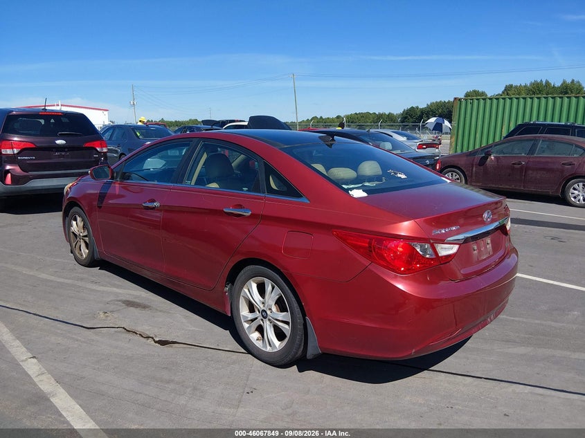 Vin: 5npec4ac3dh655145, lot: 46567376, hyundai sonata limited 20133