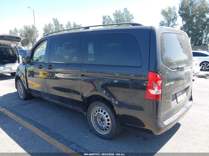 Vin: wd4pg2ee9g3125944, lot: 46567399, mercedes-benz metris 20163