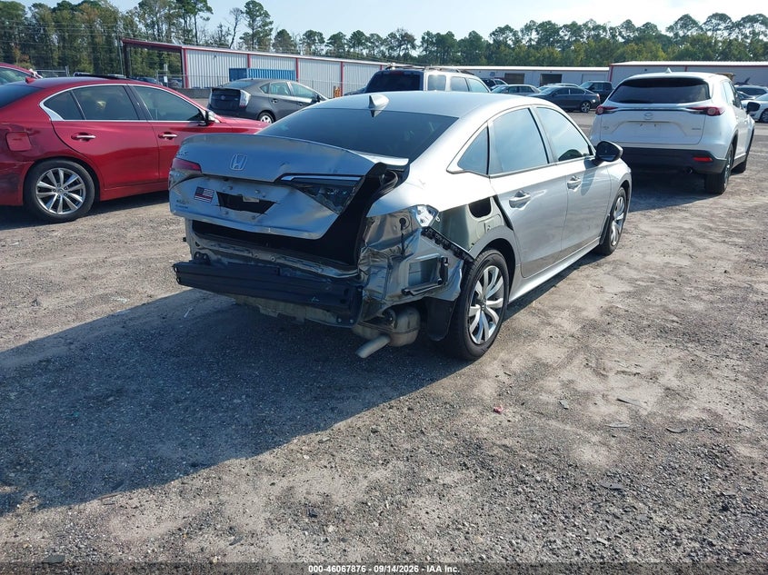 Vin: 2hgfe2f29ph569775, lot: 46567403, honda civic lx 20234