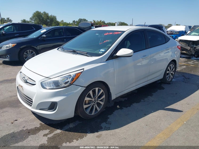 Vin: kmhct4ae4hu387013, lot: 46567409, hyundai accent value edition 20172
