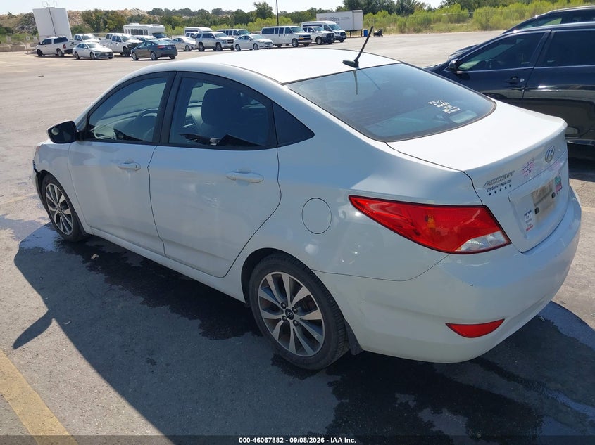 Vin: kmhct4ae4hu387013, lot: 46567409, hyundai accent value edition 20173