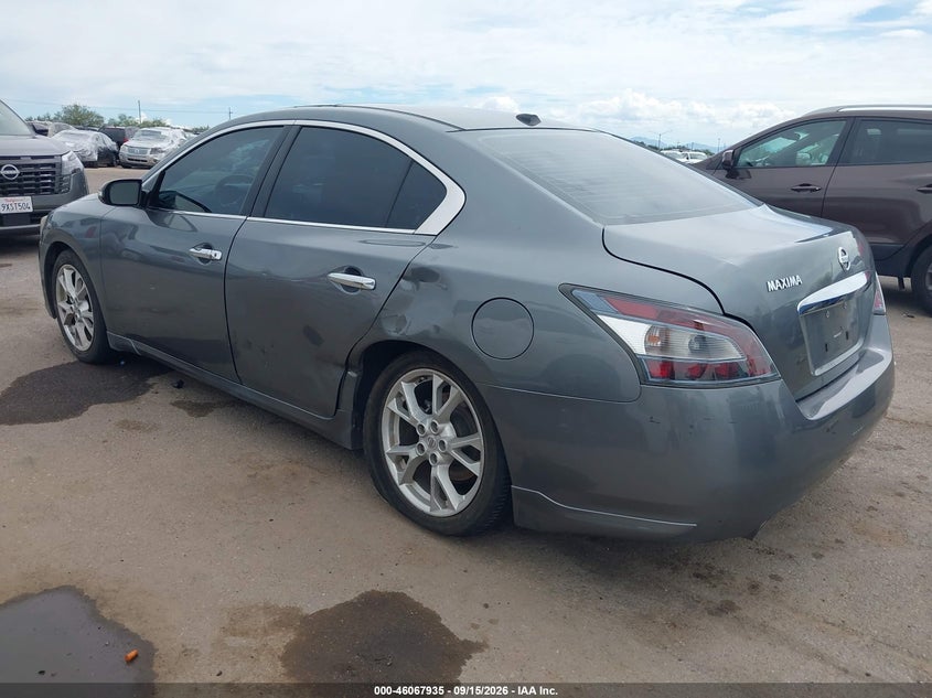 Vin: 1n4aa5ap5ec490005, lot: 46567462, nissan maxima 3.5 sv 20143