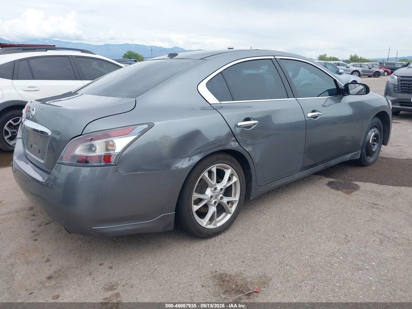Vin: 1n4aa5ap5ec490005, lot: 46567462, nissan maxima 3.5 sv 20144