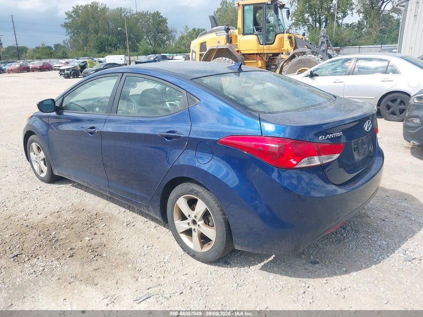 Vin: kmhdh4ae3du632187, lot: 46567476, hyundai elantra gls 20133