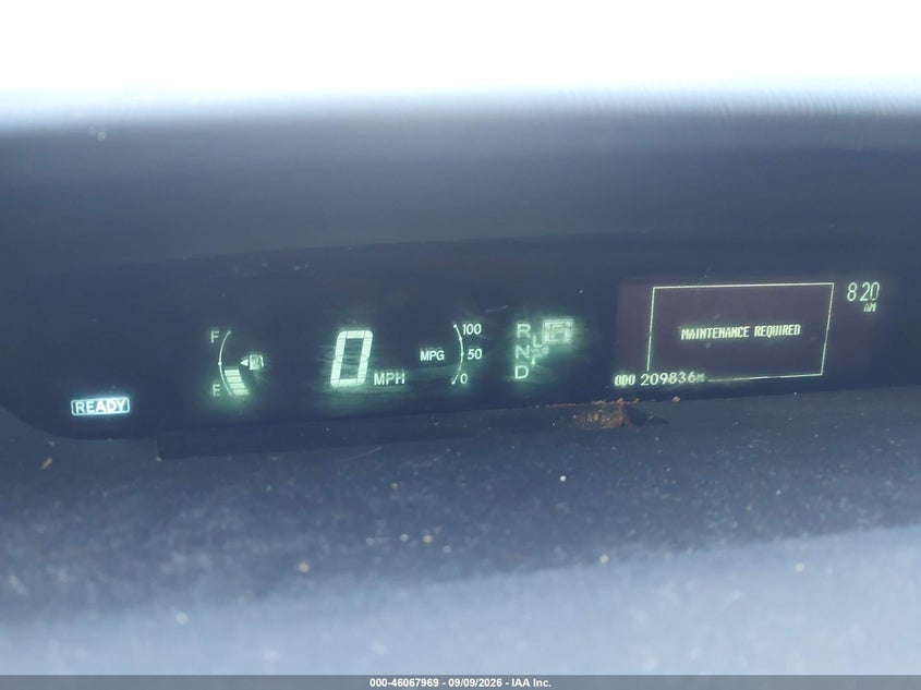 TOYOTA PRIUS 2012 VIN JTDKN3DUXC1523226