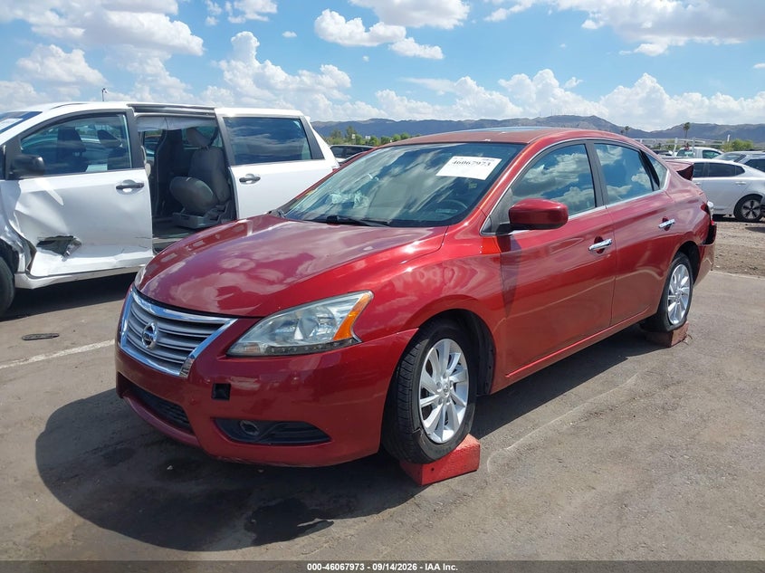 2015 Nissan Sentra, Невідомо, IAAI, VIN 3N1AB7AP5FY349630 — фото 2