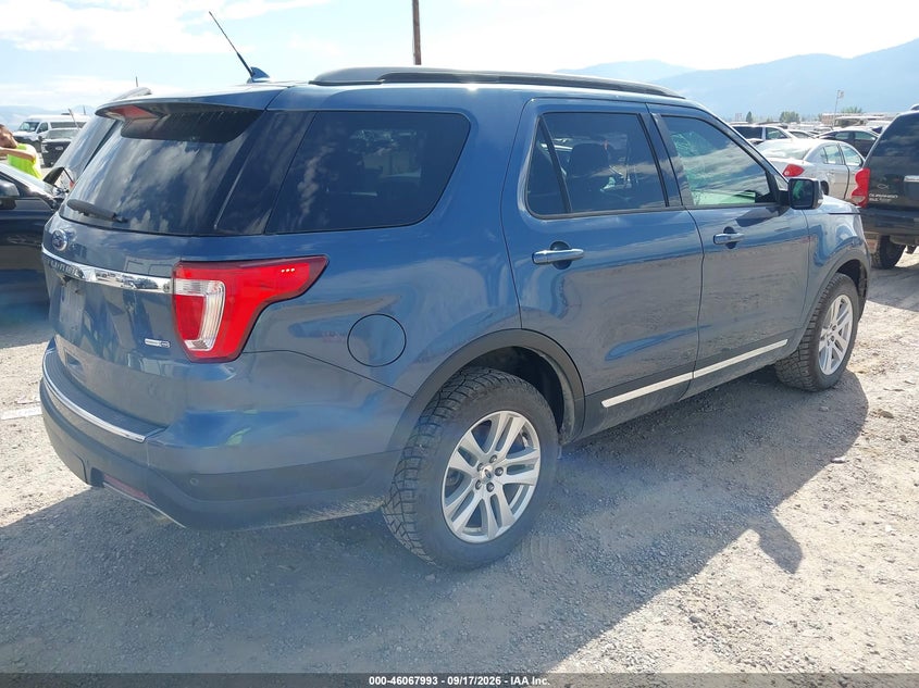 Vin: 1fm5k8dh4jga91812, lot: 46567520, ford explorer xlt 20184