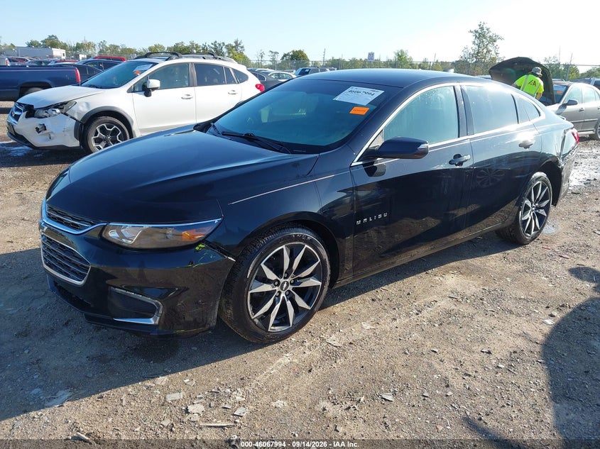 Vin: 1g1zd5st9jf283280, lot: 46567521, chevrolet malibu lt 20182