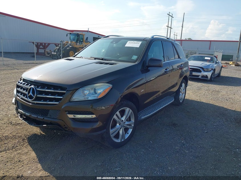 Vin: 4jgda5hb5ca035936, lot: 46567531, mercedes-benz ml 350 4matic 20122