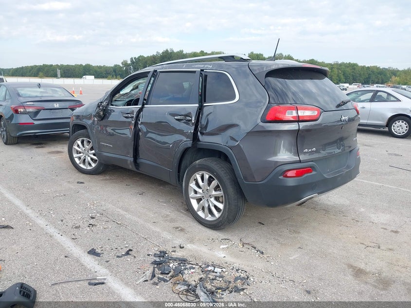 Vin: 1c4pjmdb6gw242278, lot: 46567557, jeep cherokee limited 20163