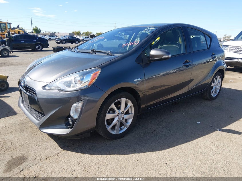 Vin: jtdkdtb39f1097983, lot: 46567562, toyota prius c four 20152