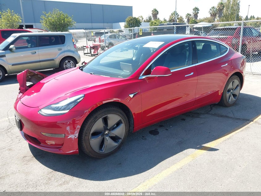 Vin: 5yj3e1eb2lf635886, lot: 46567575, tesla model 3 long range dual motor all-wheel drive 20202