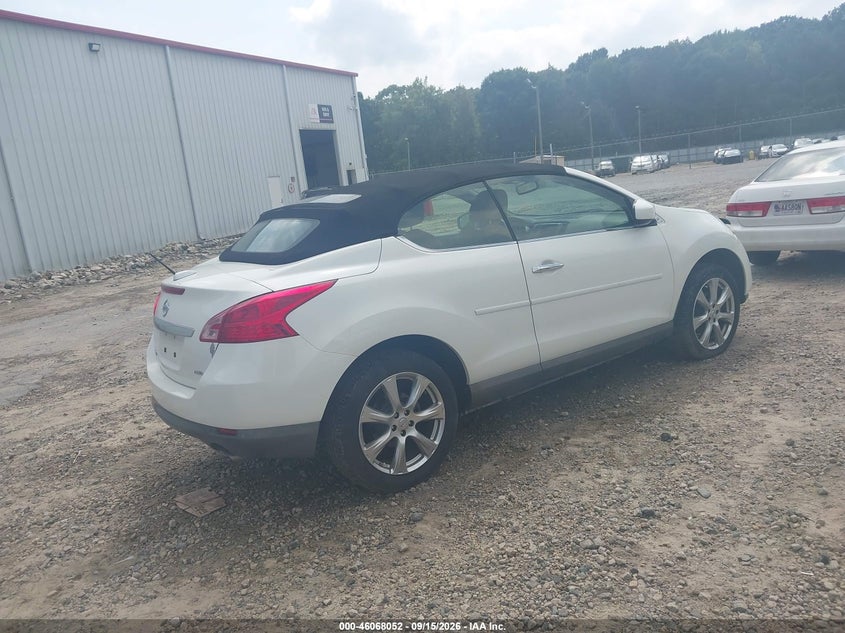 Vin: jn8az1fy3ew302744, lot: 46567579, nissan murano crosscabriolet 20144