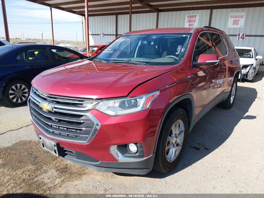 Vin: 1gnergkw1kj258361, lot: 46567612, chevrolet traverse 1lt 20192