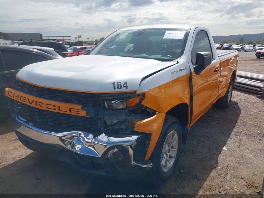 Vin: 3gcnwaef9lg315046, lot: 46567651, chevrolet silverado 1500 2wd  long bed wt 20202