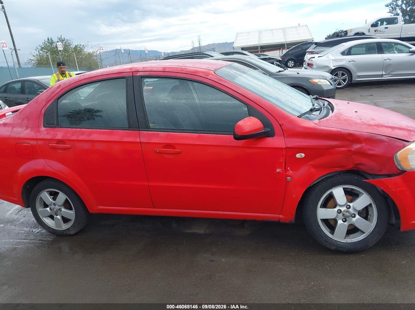 CHEVROLET AVEO 2008 VIN KL1TD56688B064093