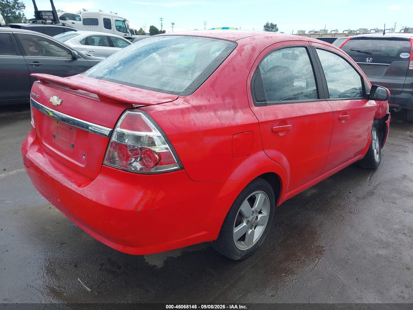 CHEVROLET AVEO 2008 VIN KL1TD56688B064093
