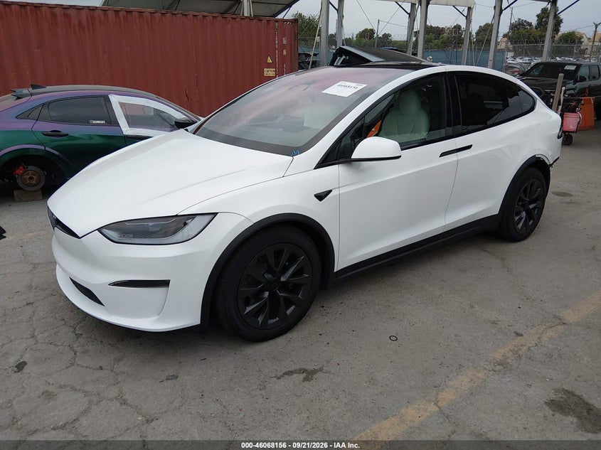 Vin: 7saxcde57rf433723, lot: 46567683, tesla model x long range 20242