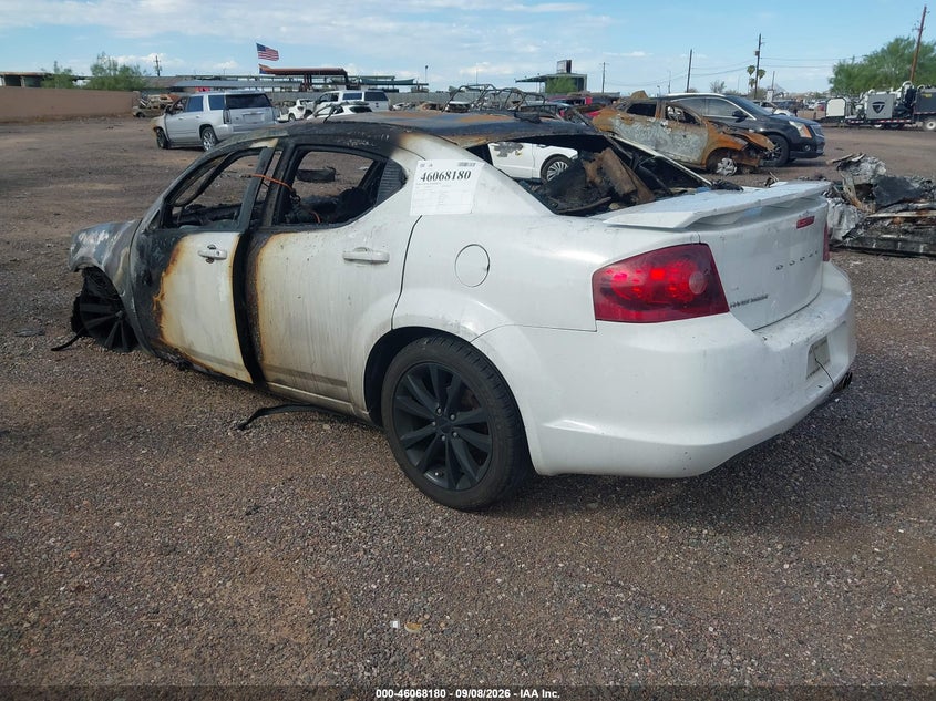 Vin: 1c3cdzab3en110478, lot: 46567707, dodge avenger se 20143