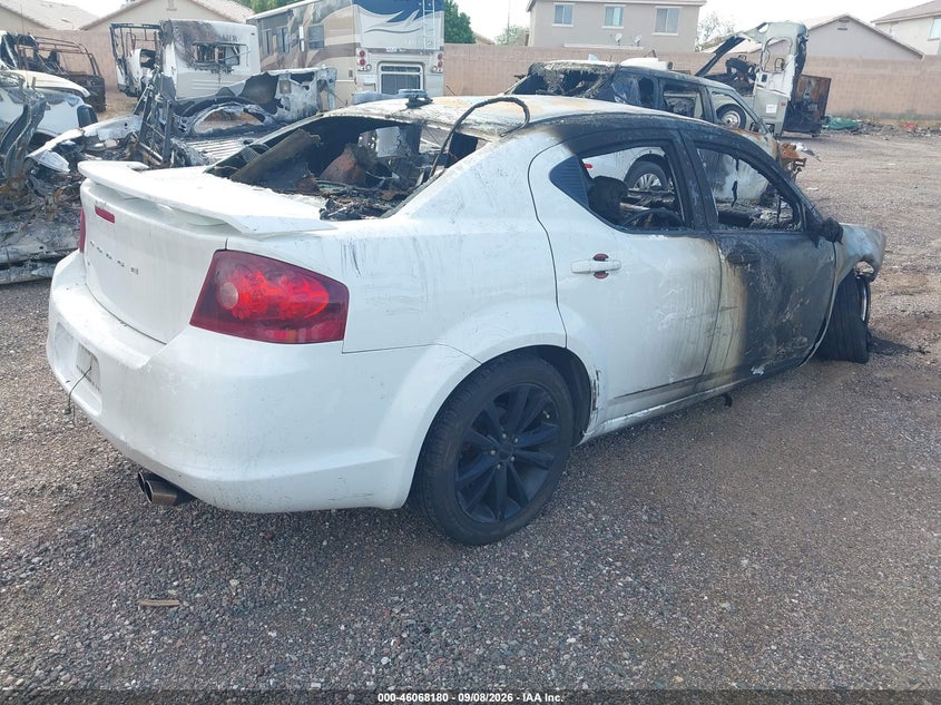 Vin: 1c3cdzab3en110478, lot: 46567707, dodge avenger se 20144
