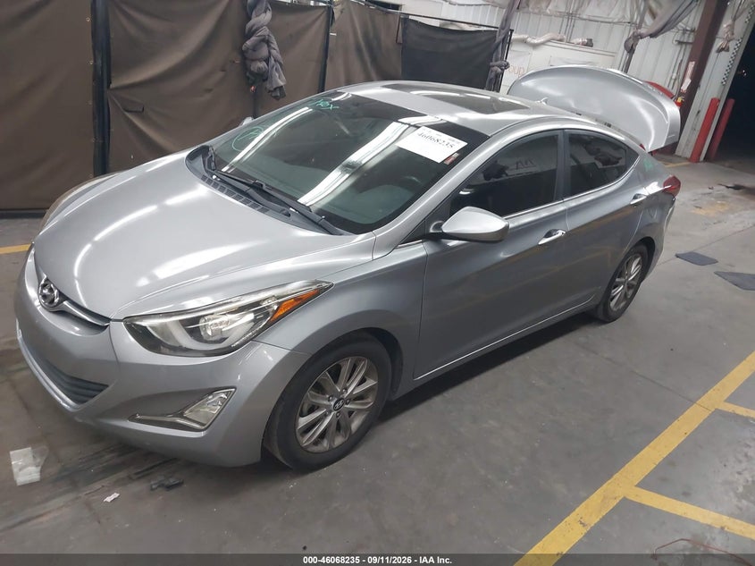 Vin: kmhdh4ae4fu226597, lot: 46567762, hyundai elantra se 20152