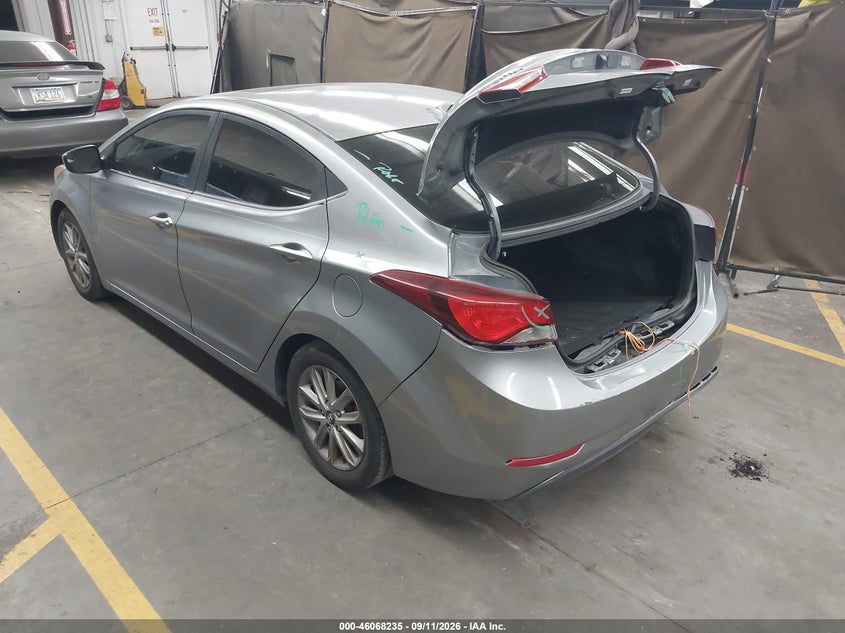 Vin: kmhdh4ae4fu226597, lot: 46567762, hyundai elantra se 20153
