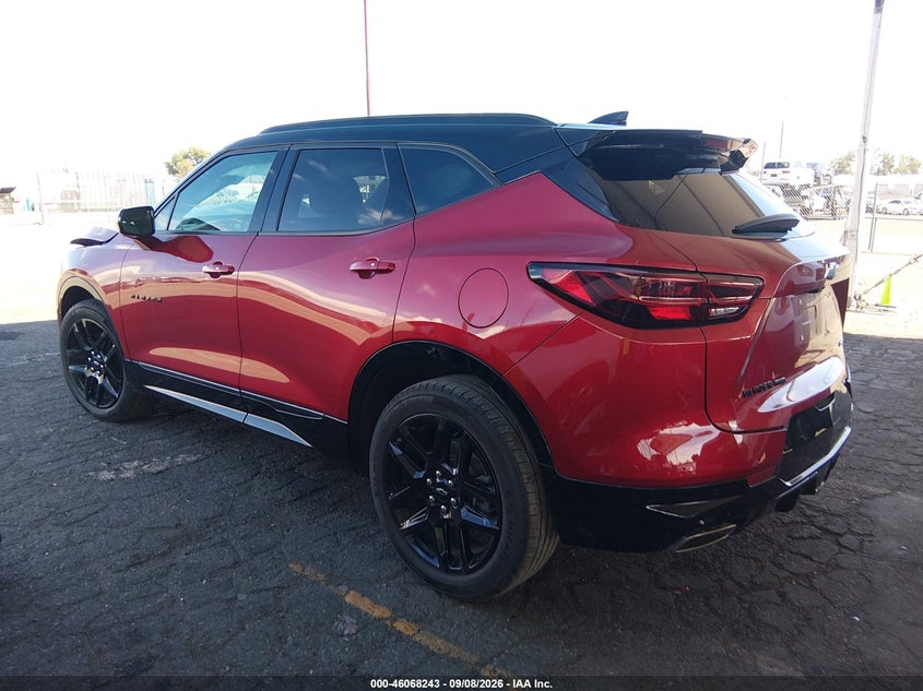 Vin: 3gnkbkrs1ps219756, lot: 46567770, chevrolet blazer awd rs 20233