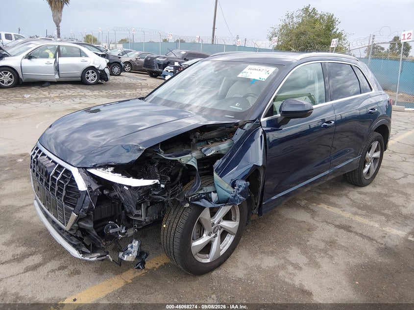 Vin: wa1bedf34l1037063, lot: 46567801, audi q3 premium plus 45 tfsi quattro tiptronic 20202