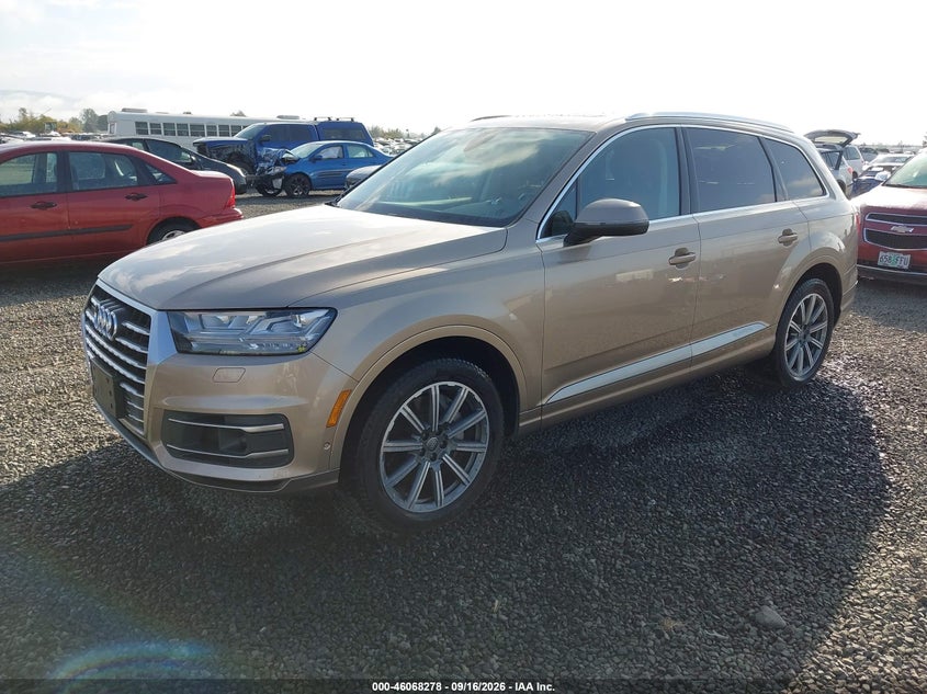 Vin: wa1laaf78kd012360, lot: 46567805, audi q7 55 premium/55 se premium 20192