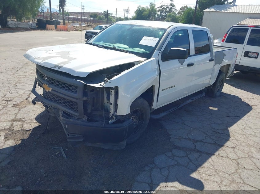 Vin: 3gcpcpeh5eg316686, lot: 46567876, chevrolet silverado 1500 work truck 1wt 20142