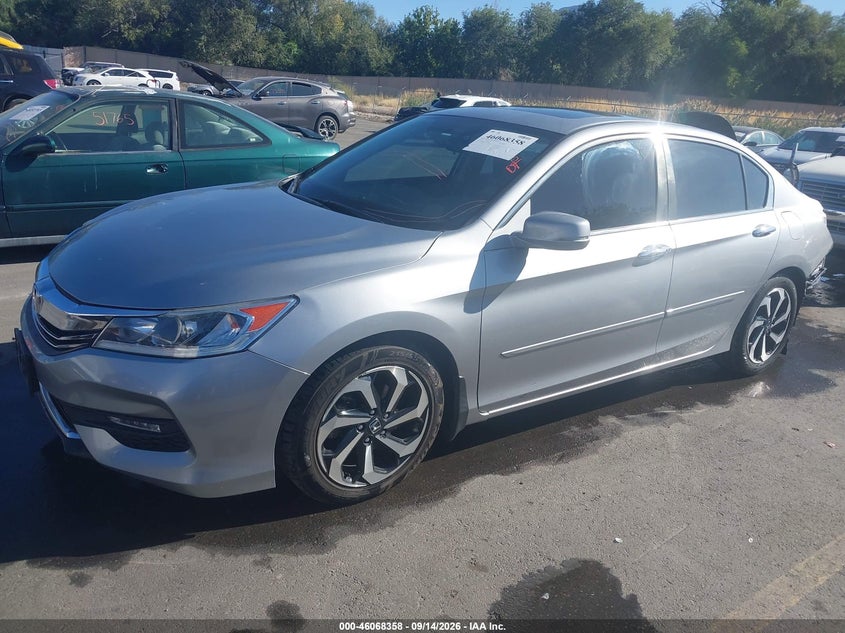 Vin: 1hgcr2f78ga072380, lot: 46567885, honda accord ex 20162