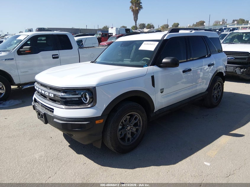 Vin: 3fmcr9b62rrf45814, lot: 46567939, ford bronco sport big bend 20242