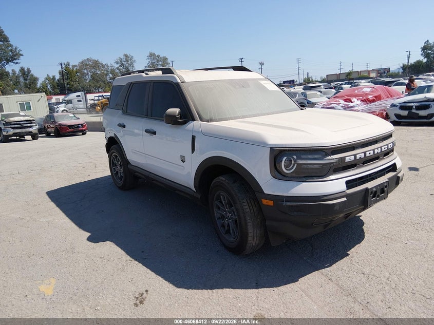 Vin: 3fmcr9b62rrf45814, lot: 46567939, ford bronco sport big bend 20241