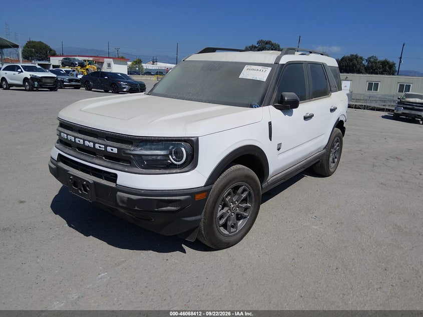 Vin: 3fmcr9b62rrf45814, lot: 46567939, ford bronco sport big bend 20242
