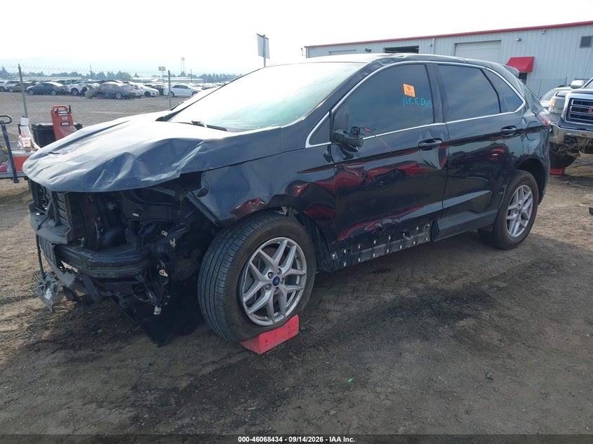Vin: 2fmpk4j9xmba39787, lot: 46567961, ford edge sel 20212