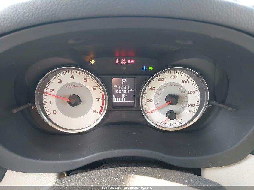 SUBARU IMPREZA 2013 VIN JF1GPAU60DH831963