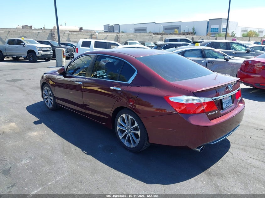 Vin: 1hgcr2f56ea179276, lot: 46568013, honda accord sport 20143