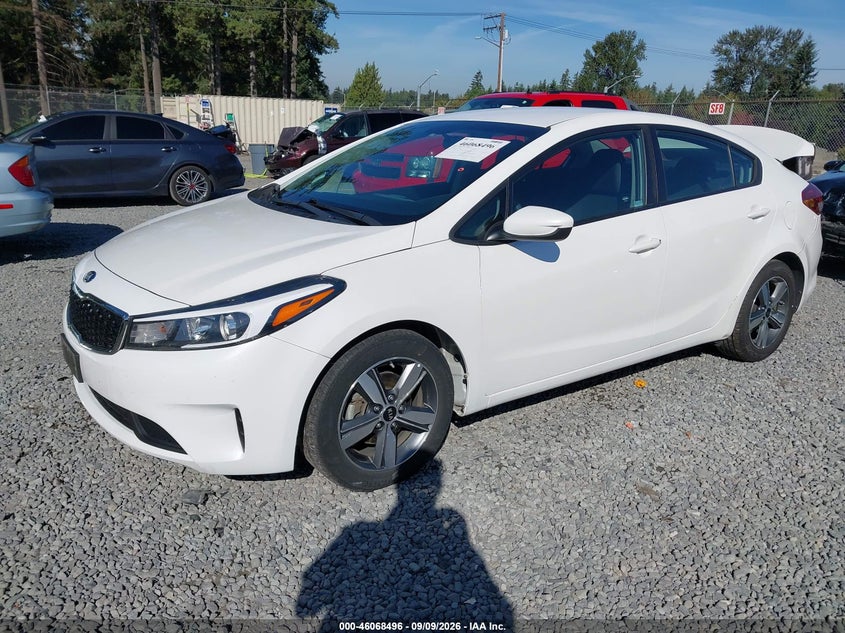 Vin: 3kpfl4a74je257627, lot: 46568023, kia forte lx 20182