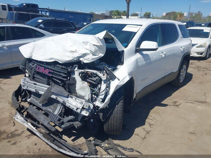 Vin: 1gkknkla2kz299147, lot: 46568034, gmc acadia sle-1 20192