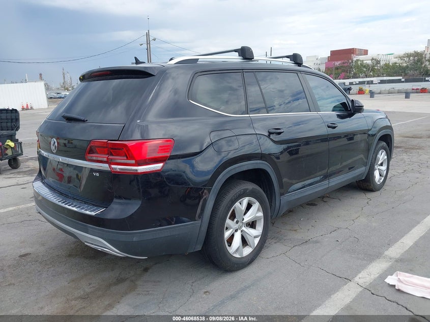 Vin: 1v2cr2caxjc571884, lot: 46568065, volkswagen atlas 3.6l v6 se 20184