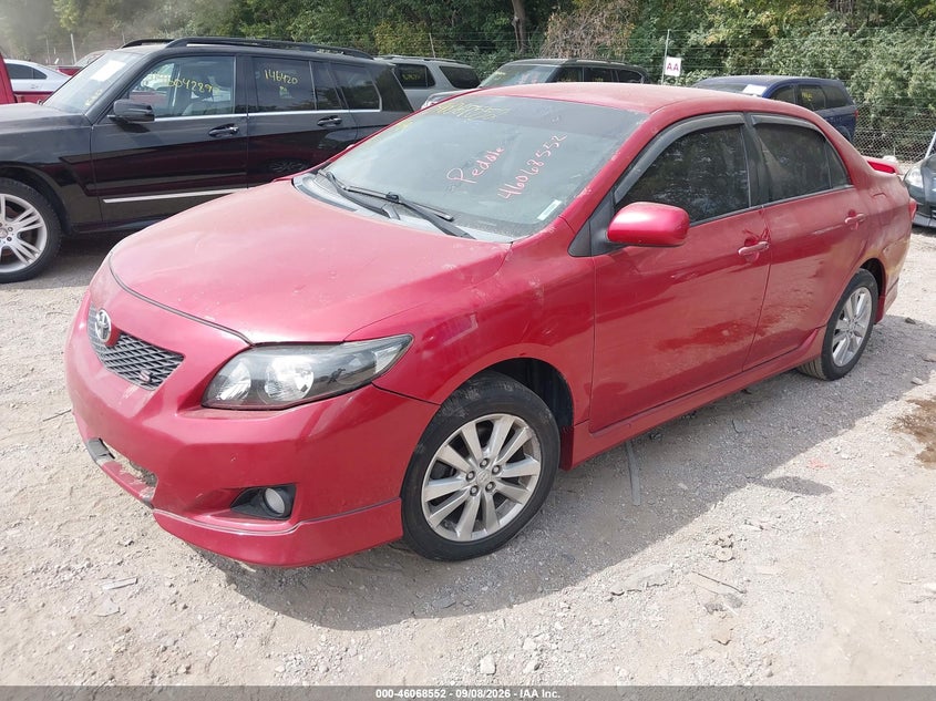 Vin: 2t1bu4ee5ac493464, lot: 46568079, toyota corolla s 20102