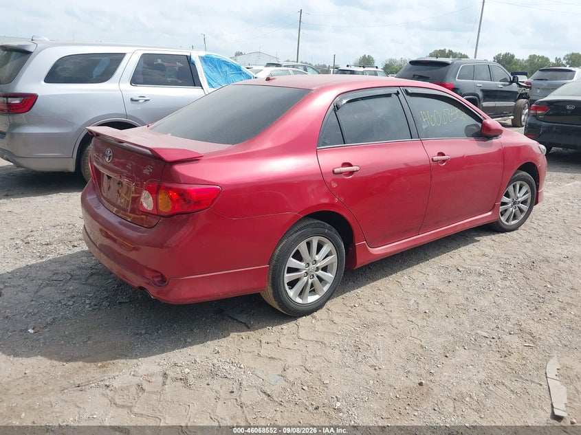 Vin: 2t1bu4ee5ac493464, lot: 46568079, toyota corolla s 20104